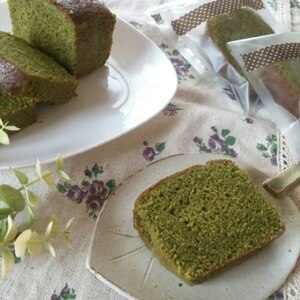 簡単☆抹茶香るパウンドケーキ